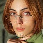 عینک بدون فریم زاویه دار کد 001