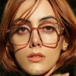 عینک فریم کائوچویی زاویه دار 002