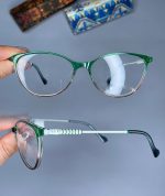 عینک فریم کائوچویی گربه ای شفاف  ۰۹۰۷ - Image 2