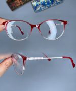 عینک فریم کائوچویی گربه ای شفاف  ۰۹۰۷ - Image 3