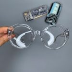 عینک فریم کائوچویی گرد 0718