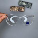 عینک فریم کائوچویی گربه ای شفاف  0902