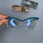 عینک فریم کائوچویی پروانه ای شفاف ۰۹۱۷