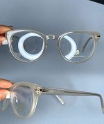 عینک فریم کائوچویی گرد شفاف  0718 - Image 2