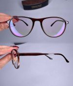 عینک فریم کائوچویی زاویه دار شفاف ۰۵۷۱ - Image 2