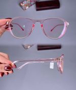 عینک فریم کائوچویی زاویه دار شفاف ۰۵۷۱ - Image 3