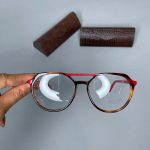 عینک فریم کائوچویی پلنگی دوپل گرد ۰۲۱۲