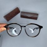 عینک فریم کائوچویی گرد پلنگی دوپل ۰۲۲۱