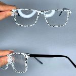 عینک فریم کائوچویی مستطیلی۰۴۵۸