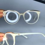 عینک فریم کائوچویی گرد ضخیم ۰۴۹۳