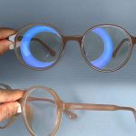 عینک فریم کائوچویی گرد ضخیم ۰۴۹۸