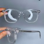 عینک فریم کائوچویی زاویه دار شفاف ۰۵۹۱
