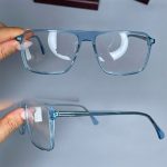 عینک فریم کائوچویی دوپل زاویه دار ترنسپرنت رنگی ۰۵۹۶