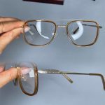 عینک فریم کائوچویی دوپل زاویه دار ترنسپرنت رنگی ۰۵۹۸