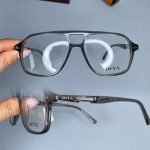 عینک فریم کائوچویی دوپل زاویه دار ترنسپرنت رنگی ۰۶۱۲