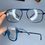 عینک فریم کائوچویی دوپل زاویه دار ترنسپرنت رنگی ۰۶۱۸