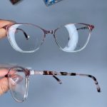 عینک فریم کائوچویی گربه ای دورنگ 0819