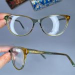 عینک فریم کائوچویی گربه ای دورنگ کوچک  0841