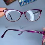 عینک فریم کائوچویی گربه ای دورنگ کوچک  0843