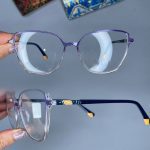 عینک فریم کائوچویی گربه ای دورنگ 0861