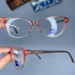 عینک فریم کائوچویی گربه ای دورنگ  0866