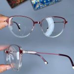 عینک فریم کائوچویی گربه ای دورنگ  0871