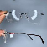 عینک بدون فریم پروانه ای    0737