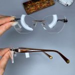 عینک بدون فریم پروانه ای   0744