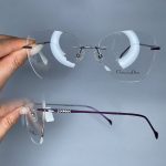 عینک بدون فریم پروانه ای  0745