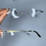 عینک بدون فریم زاویه دار زنانه 0747