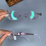 عینک بدون فریم زاویه دار زنانه 0753