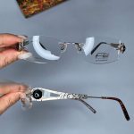 عینک بدون فریم زاویه دار زنانه 0755