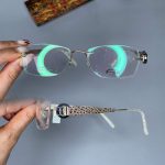 عینک بدون فریم زاویه دار زنانه 0756