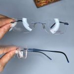 عینک بدون فریم زاویه دار زنانه 0764
