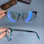 عینک فریم کائوچویی گربه ای دورنگ  0879