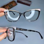 عینک فریم کائوچویی گربه ای دورنگ  0882