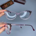 عینک فریم کائوچویی گربه ای دورنگ  0895