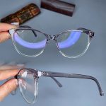 عینک فریم کائوچویی گربه ای دورنگ  0896