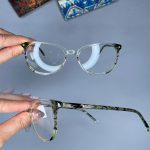 عینک فریم کائوچویی گربه ای دورنگ  0917