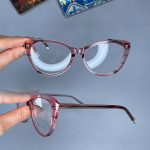 عینک فریم کائوچویی پروانه ای دورنگ  0918