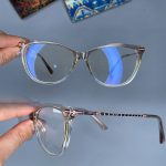 عینک فریم کائوچویی گربه ای دورنگ  0919