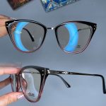 عینک فریم کائوچویی گربه ای دورنگ  0921