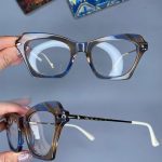 عینک فریم کائوچویی پروانه ای دورنگ  0933