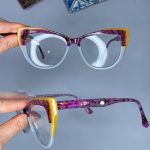 عینک فریم کائوچویی پروانه ای ضخیم 0937