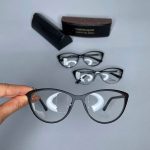 عینک فریم کائوچویی گربه ای مشکی 0963