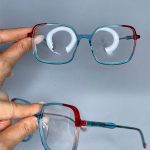 عینک فریم کائوچویی مربعی چند رنگ 0653