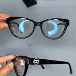 عینک فریم کائوچویی گربه ای مشکی 0967