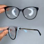 عینک فریم کائوچویی گربه ای مشکی 0675