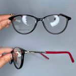 عینک فریم کائوچویی گربه ای مشکی 0703