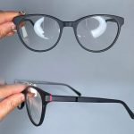 عینک فریم کائوچویی گربه ای مشکی 0702